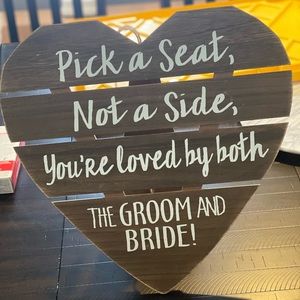 Brand new wedding sign